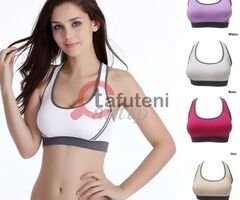 Women Padded Yoga Bra Racerback Top Athletic Vest Gym Fitness Sports - Image 2